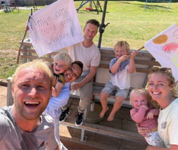 Spandoek voor ome Boyd