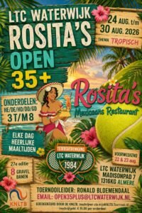 Poster Rosita's Open 35+ 2026